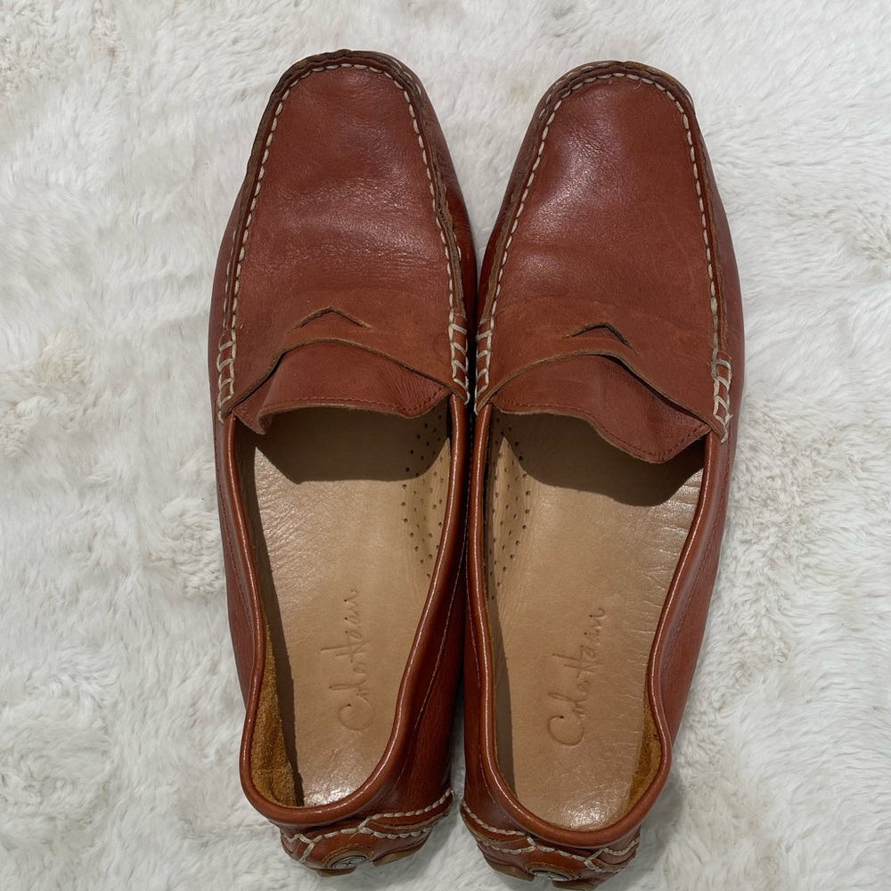 Cole Haan size 10 cognac leather loafers